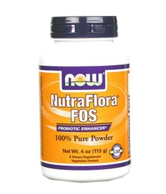 NutraFlora FOS, Now Foods (113g)