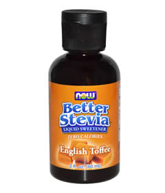 Liquid Stevia English Toffee Flavor, Now Foods (60ml)